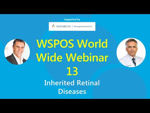 WSPOS World Wide Webinar 13 : Inherited Retinal Diseases | 11 July 2020