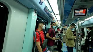 電車オタク用【ドバイメトロ】ドバイ国際空港からインターネットシティー駅まで、Metro, Dubai International Airport to Internet City Station