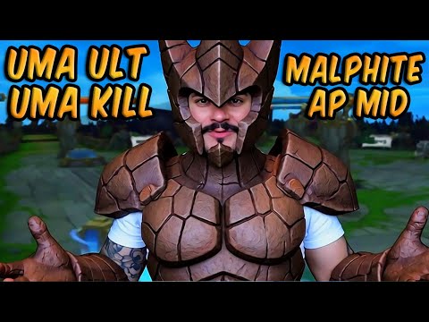 EU SÓ TINHA UM OBJETIVO: EXPLODIR A LUX! = (Malphite AP Mid)
