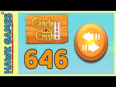 Candy Crush Saga Level 646 (Moves level) - 3 Stars Walkthrough, No Boosters