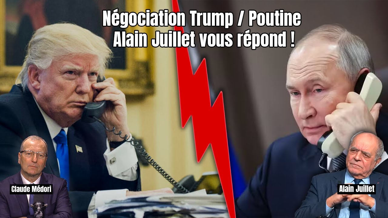 Négociation Trump / poutine Alain Juillet vous répond !