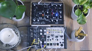 Video thumbnail for Liquid Foam - Herbs and Stones Analog Groovebox with Tiny Eurorack modular Drum Machine by Dziam Bass