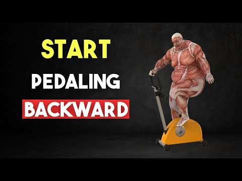 Pedaling Backward on a Stationary Bike for Full Body Engagement
