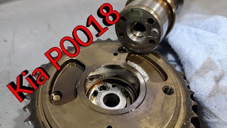 KIA CHECK ENGINE LIGHT ON DTC P0018 | KIA CAMSHAFT  Correlation problems timing problems CHECK THIS