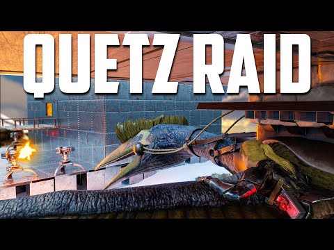 I Fought A 4man Tribe SOLO To Raid This Base In ARK!