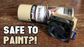This is What Happens When You Paint a PC Heatsink