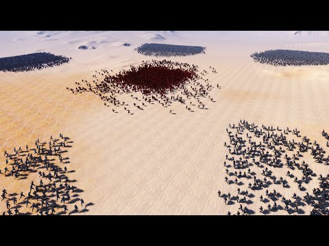 3,000 SPARTANS Vs 30,000 ANCIENT ARMIES ULTIMATE EPIC BATTLE SIMULATOR UEBS