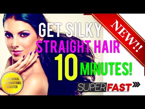 🎧GET SILKY STRAIGHT HAIR IN 10 MINUTES! SUBLIMINAL AFFIRMATIONS BOOSTER!