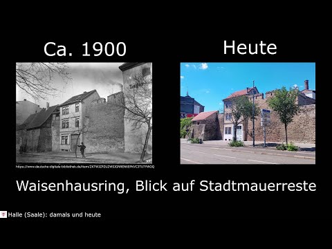Halle (Saale) damals vs. heute #2