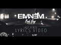 Eminem Bad Guy Outro Last Verse HD LYRICS VIDEO