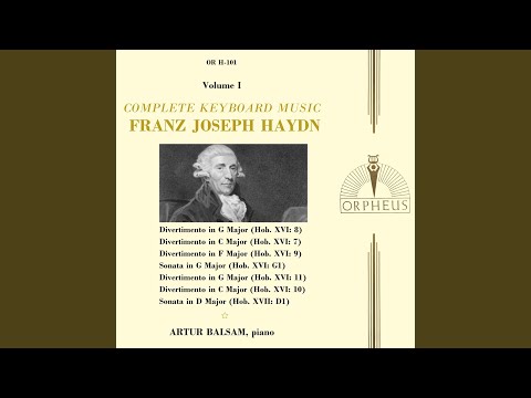 Sonata No. 7 in D major, Hob.XVI.D1: II. Menuet