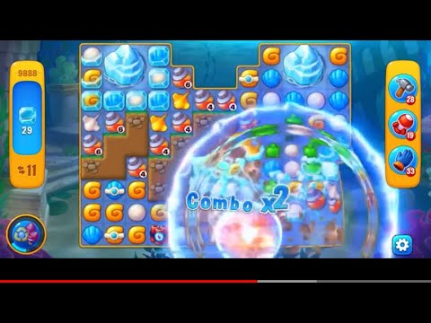 Fishdom Gameplay Level 9887 and 9888