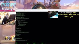 xQc uses hackertyper.com