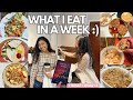 WEEKLY VLOG (what I eat in a week + what I read!)