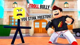 TROLLING ROBLOX BULLY WITH ADMIN COMMANDS!