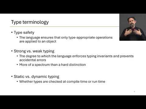PLP 7.1: Type Systems