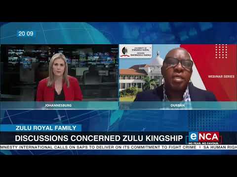 Zulu Royal Family Government support on traditional affairs