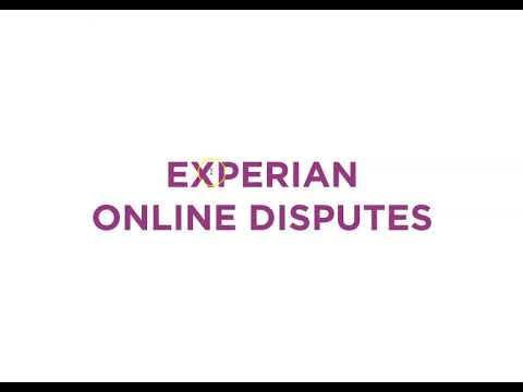 Experian Comncaonlinedispute