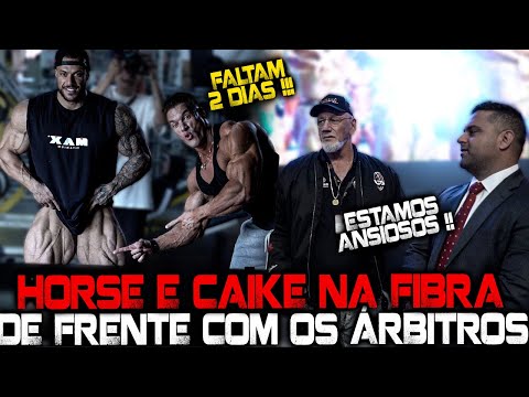 HORSE AND CAIKE PRO ON FIBER - FACE TO FACE WITH THE OLYMPIA REFEREES !!!