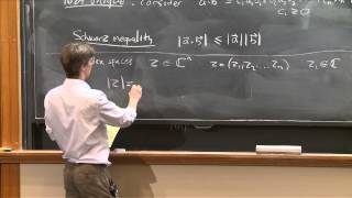 7. Linear Algebra: Vector Spaces and Operators (continued)