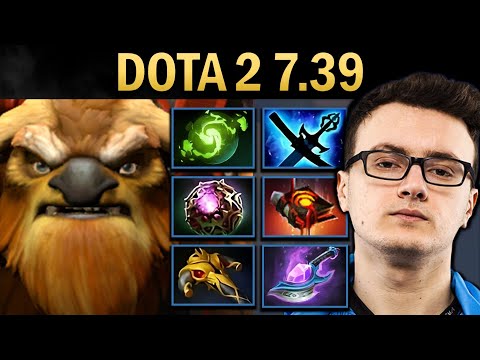 Earthshaker Gameplay Miracle with Refresher and Dezun - Dota 7.39