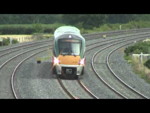 Stacumny Bridge HD-Irish Rail 22000 class ICR no.22003 passes on service to Portlaoise