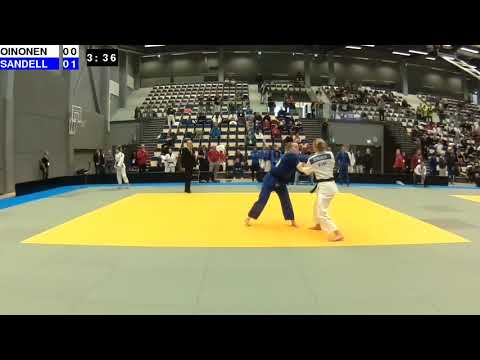 Finnish Judo Open 2018: W21-57: OINONEN - SANDELL