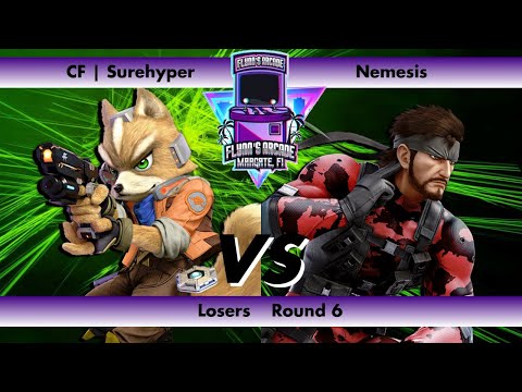 Flynn's Arcade 082 Losers Round 6 - CF | Surehyper (Fox) vs Nemesis (Snake) SSBU Tournament