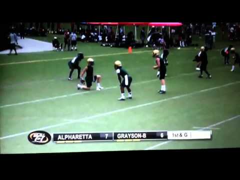 Trevon Barbour # 80 Grayson Rams Wide-Out