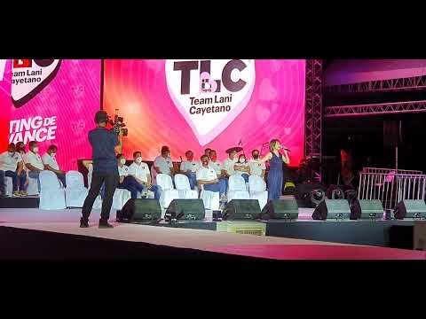 janine berdin at team lani cayetano miting de avance may 7 2022 #teamlanicayetano