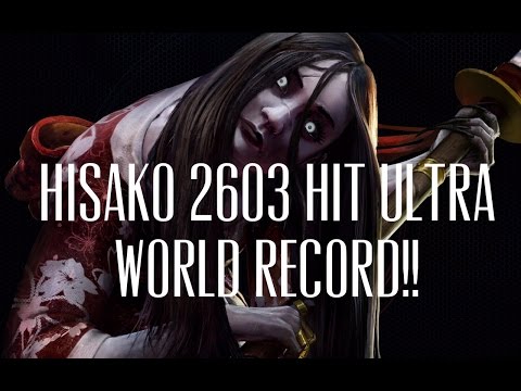 Killer Instinct WORLD RECORD Hisako 2603 Hit Ultra Combo!!!
