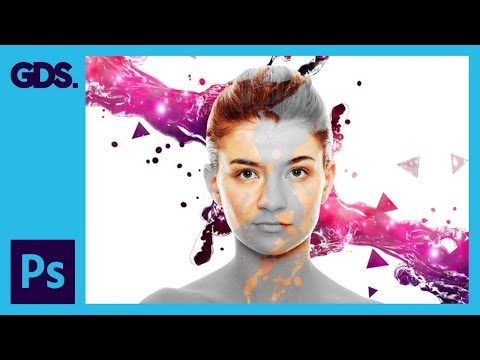 Polygonal portrait | Gradient effect in Adobe Photoshop with Illustrator