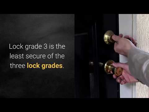image-What is a Grade 3 door lock?