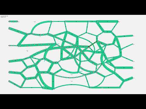 Moving Points on Graph, multiple lanes