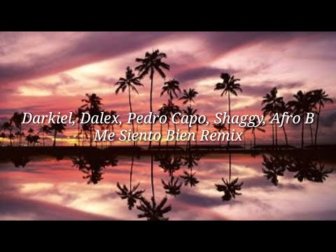 Darkiel, Dalex, Pedro Capo, Shaggy, Afro B - Me Siento Bien Remix(Letra/Lyrics)