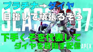 【apex legends】プラチナ４から上げたい配信