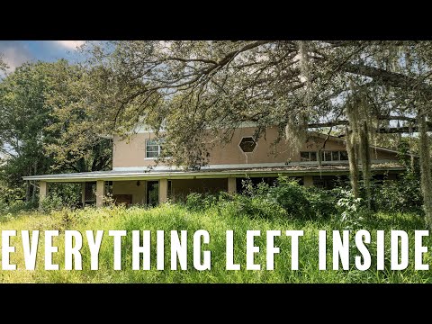 Apollo 11 Astronaut's Secret ABANDONED Mansion in The Woods | Everything Still Inside