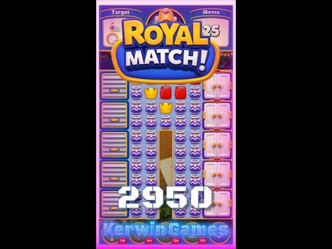Royal Match Level 2950 - No Boosters Gameplay