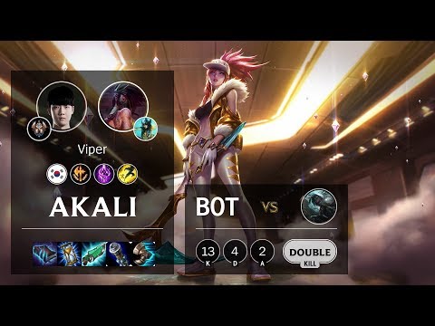 Akali Bot vs Senna - KR Challenger Patch 10.2