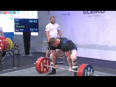 Dominik Pahl - 982.5kg 9th Place 120kg - IPF World Open Powerlifting Championship 2018