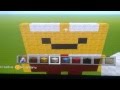 How To Make Spongebob Pixel Art Tutorial On Minecraft