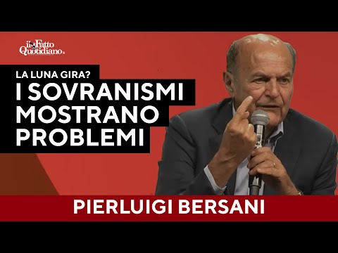 Bersani's optimism: "Sovereignisms are showing problems" and explains the system's weak points.
