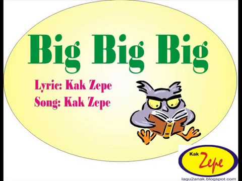 🌟🌟🌟 Big Big Big - English Children / kids song  to learn about  antonym and  adjective, grammar