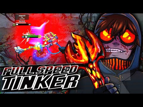 FULL SPEED TINKER EPIC GAME | DOTA 2 TINKER GAMEPLAY