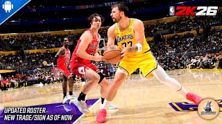 Download lagu NBA 2K20 - 2K26 Updated Roster | Updated Trade/Sign | Gameplay | Lakers vs Bulls (New Look) mp3