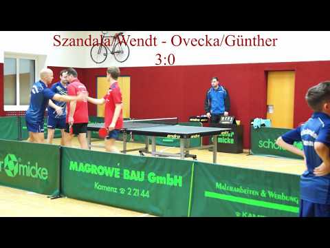 SG Lückersdorf-Gelenau - MSV Bautzen 04 (Tischtennis Landesliga 2018/2019)