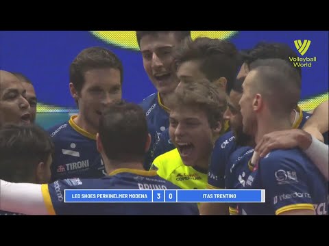 Leo Shoes PerkinElmer Modena vs. Itas Trentino - FIVB - Super Liga - Match Highlights
