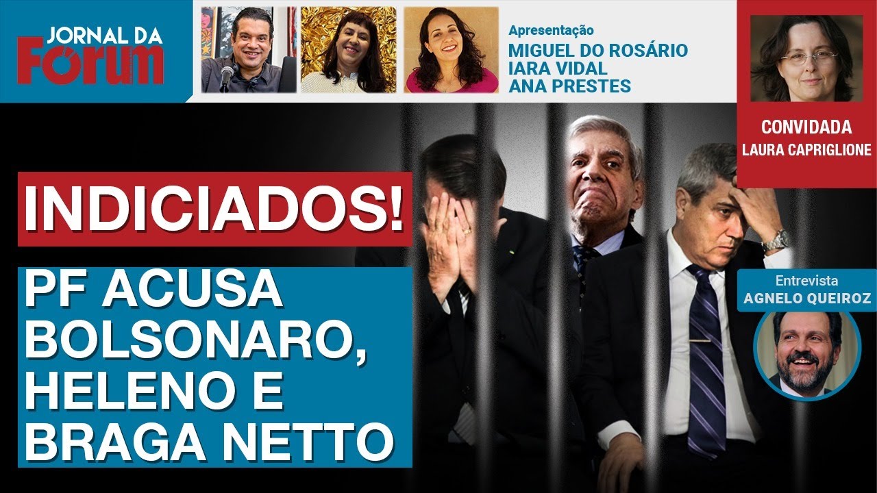 Urgente! PF acusa Bolsonaro, Heleno e Braga Netto de tentativa de golpe | 21.11.24