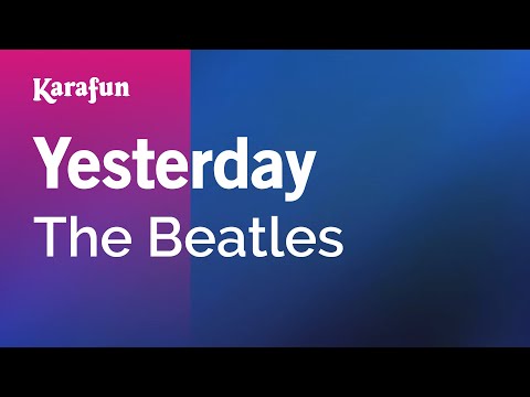 Karaoke Yesterday - The Beatles *