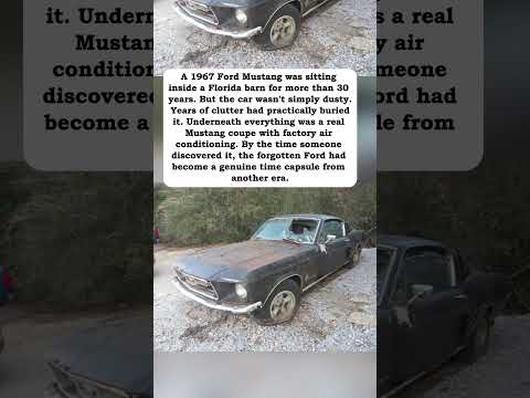 Thumbnail for This Mustang Was Almost Swallowed by a Barn#FordMustang #BarnFind #ClassicMustang #CarHistory by Ford Mustang II, Ford Mustang, Ford Mustang I, Car, Muscle car